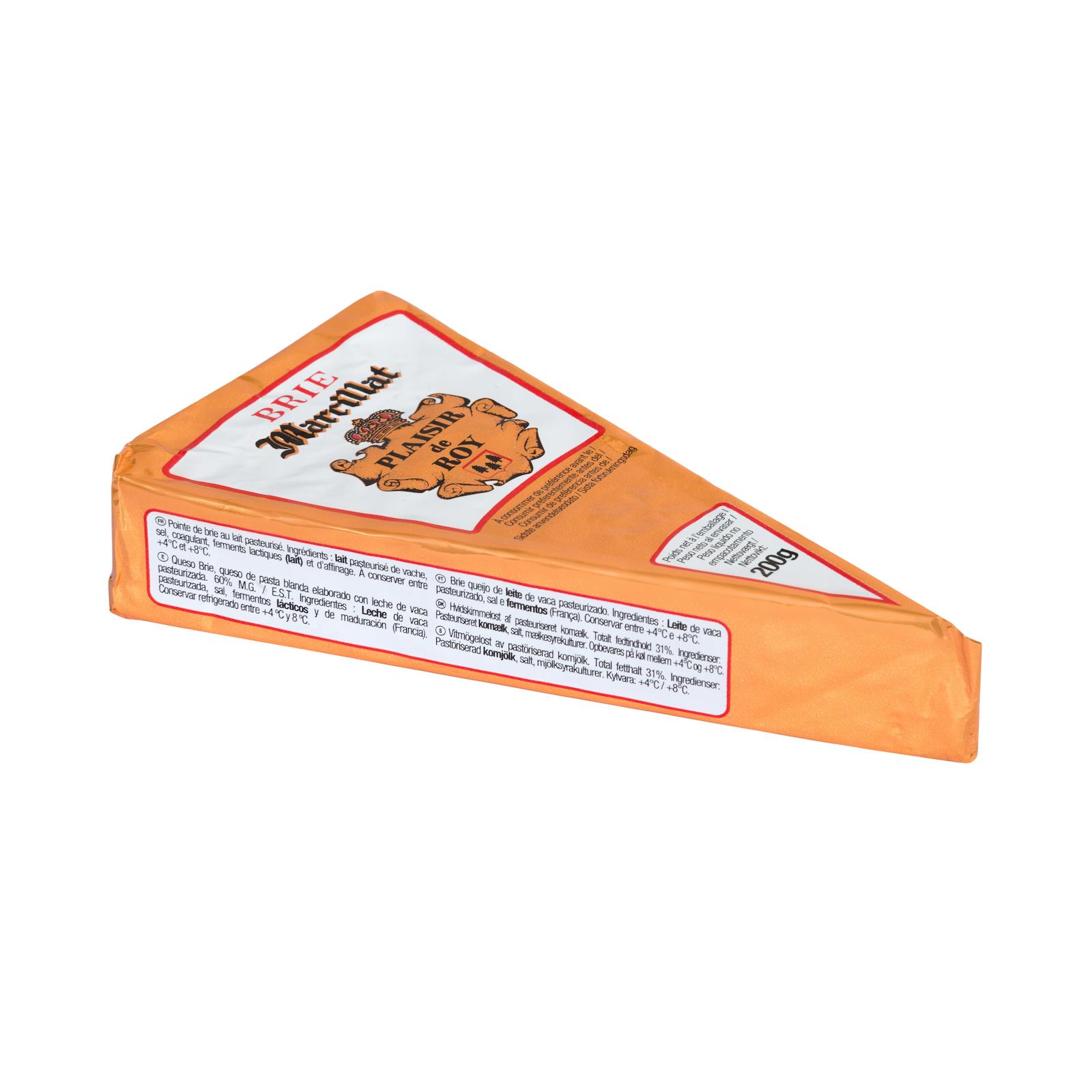 Fromage brie marcillat de vache Plaisir de Roy