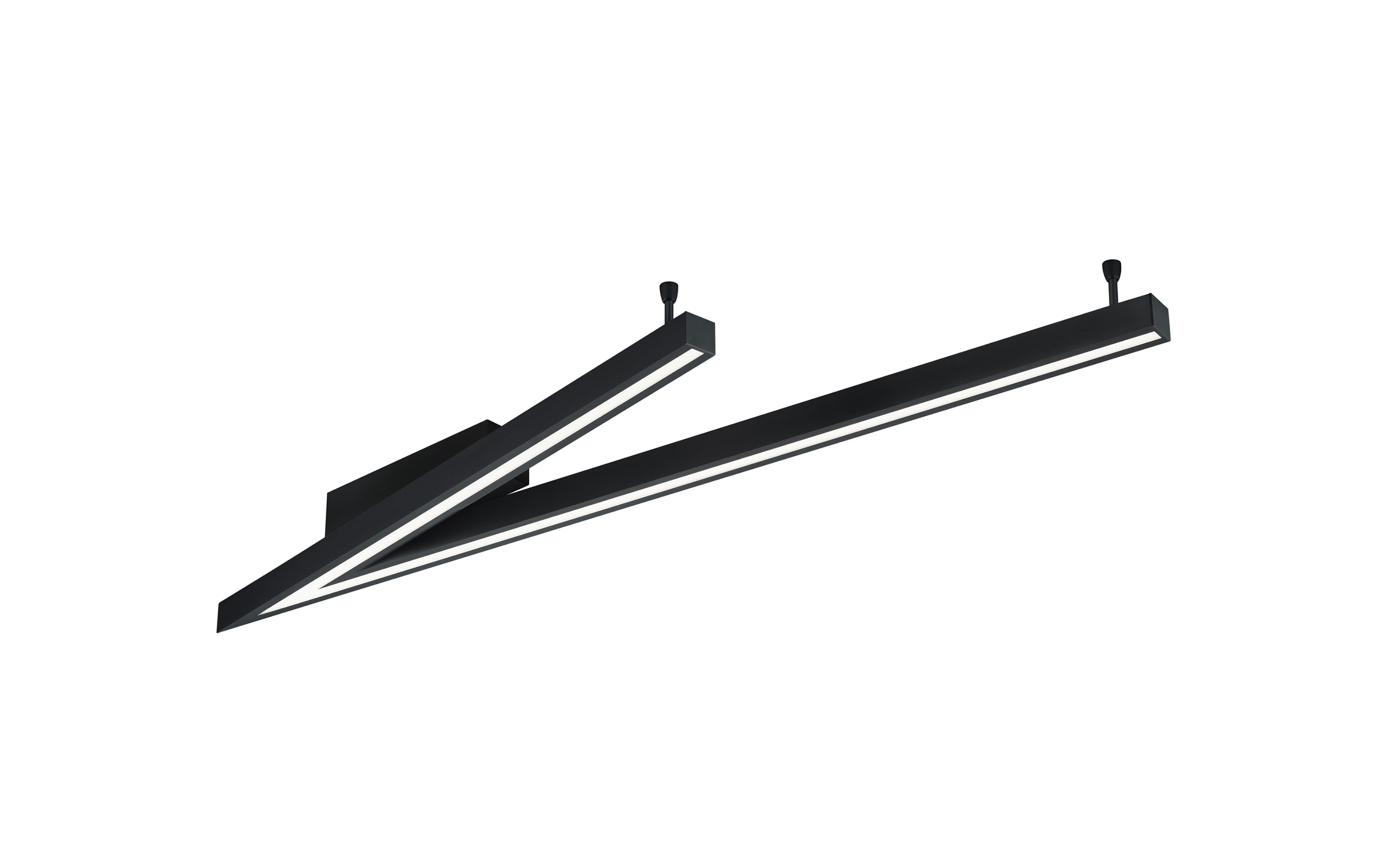 LED-Deckenleuchte Cinque Cicanto, schwarz, inkl. Dim to Warm Funktion