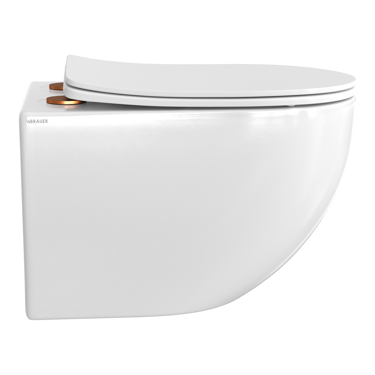Brauer Tornado hangend toilet met tornadospoeling en quick release toiletzitting