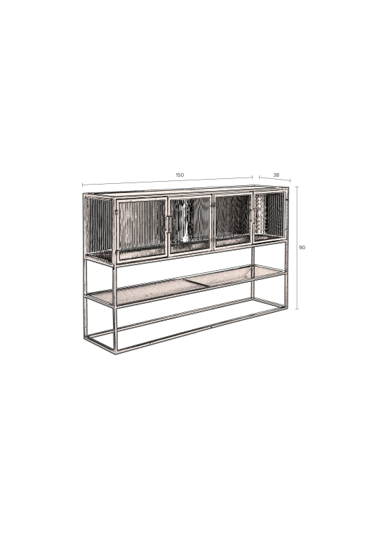 Dutchbone Boli dressoir hoog