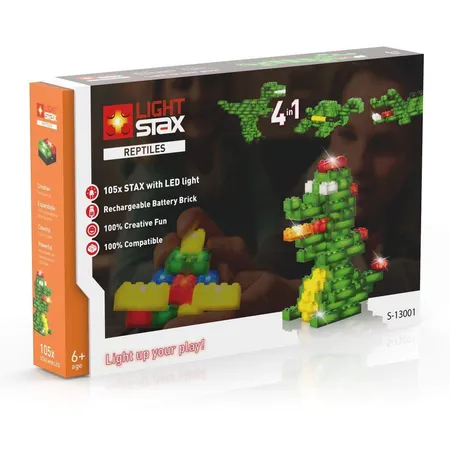 LIGHT STAX® Reptiles 4 in 1, 105 Teile