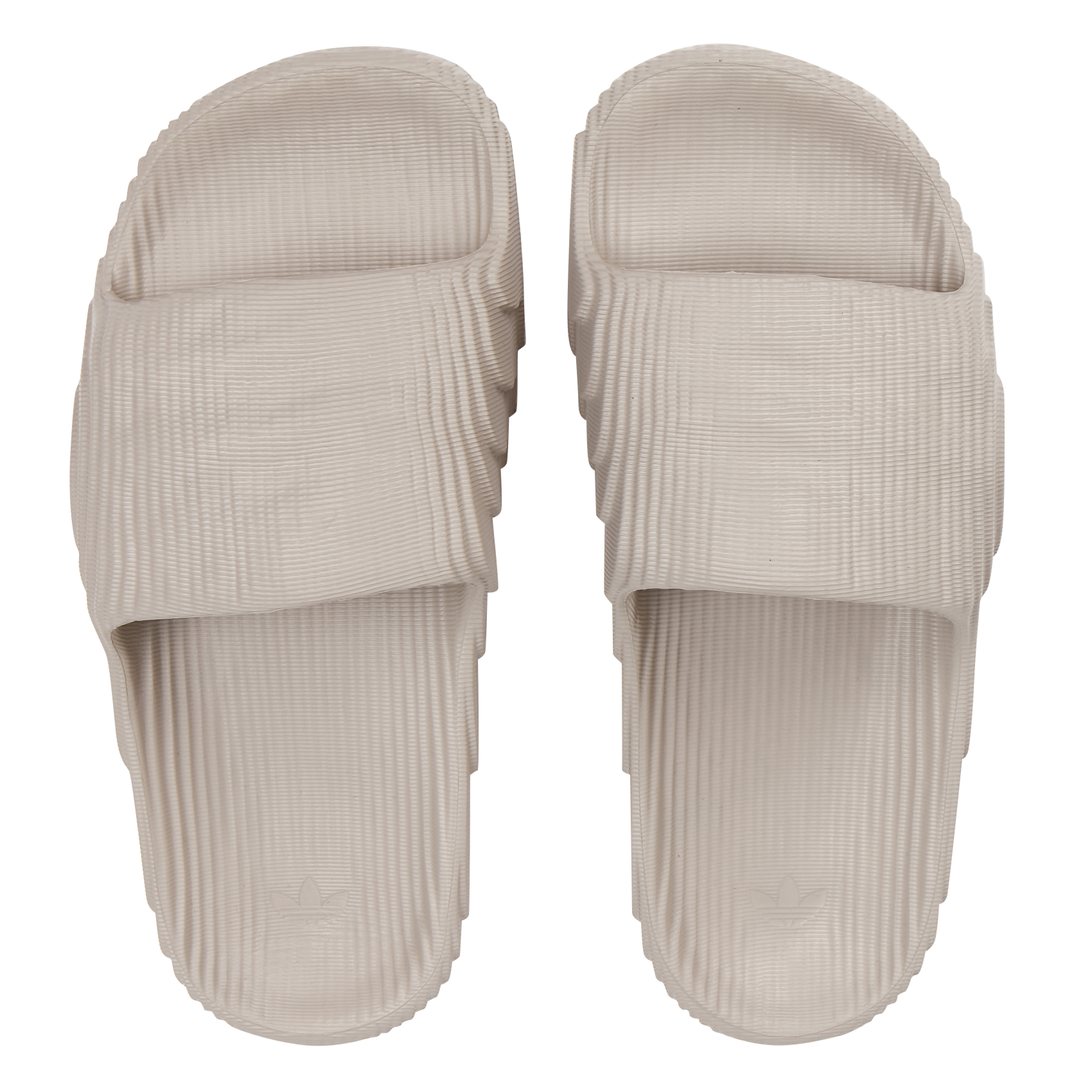 ADILETTE 22 - Sandales plates ouverte avec relief | Marron