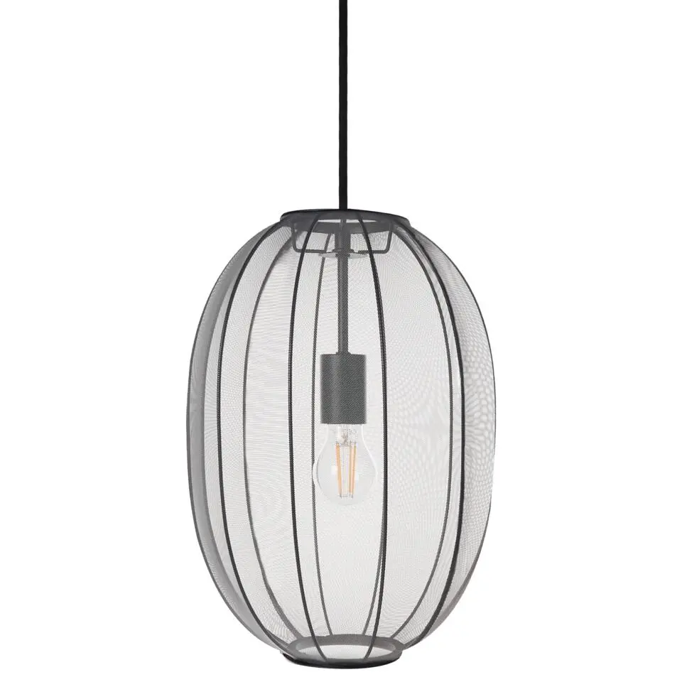 PADAMO - Hanglamp - Zwart - Nylon