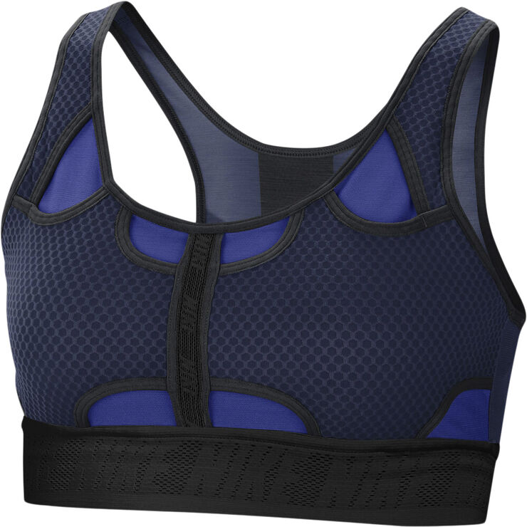 Nike Swoosh Ultrabreathe Medium Support Sports Bh Blå