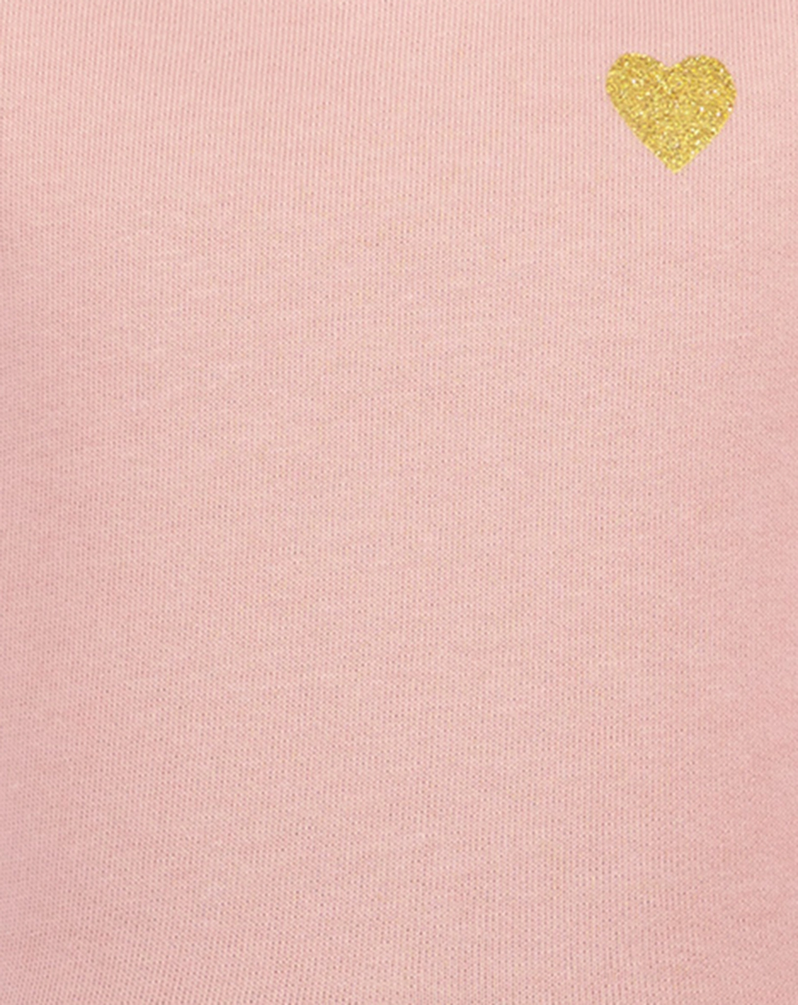 Sweatkleid GOLDEN HEART in rosa