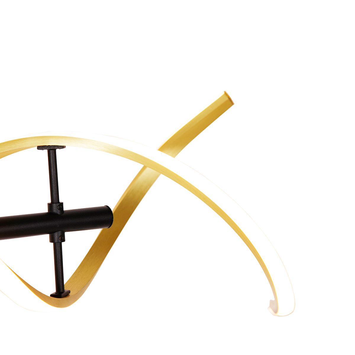 Hanglamp goud incl. LED 3-staps dimbaar in kelvin - Henk