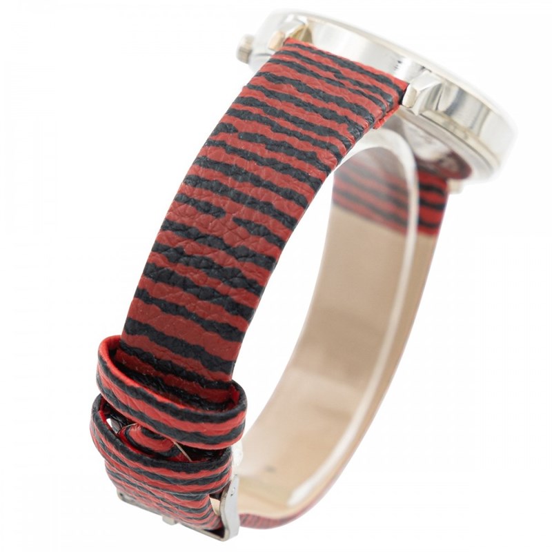 Montre Femme CHTIME bracelet Cuir Rouge
