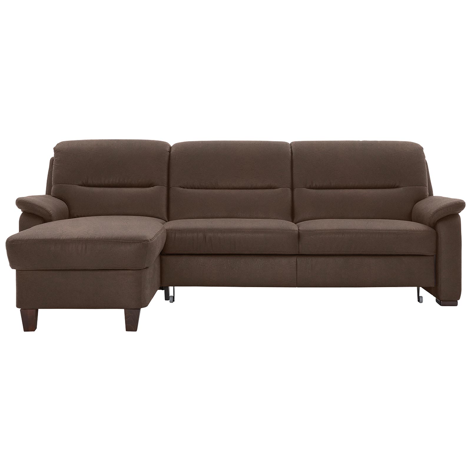 polsterpower Ecksofa - Saddle nougat - Basismodell - Recamiere links