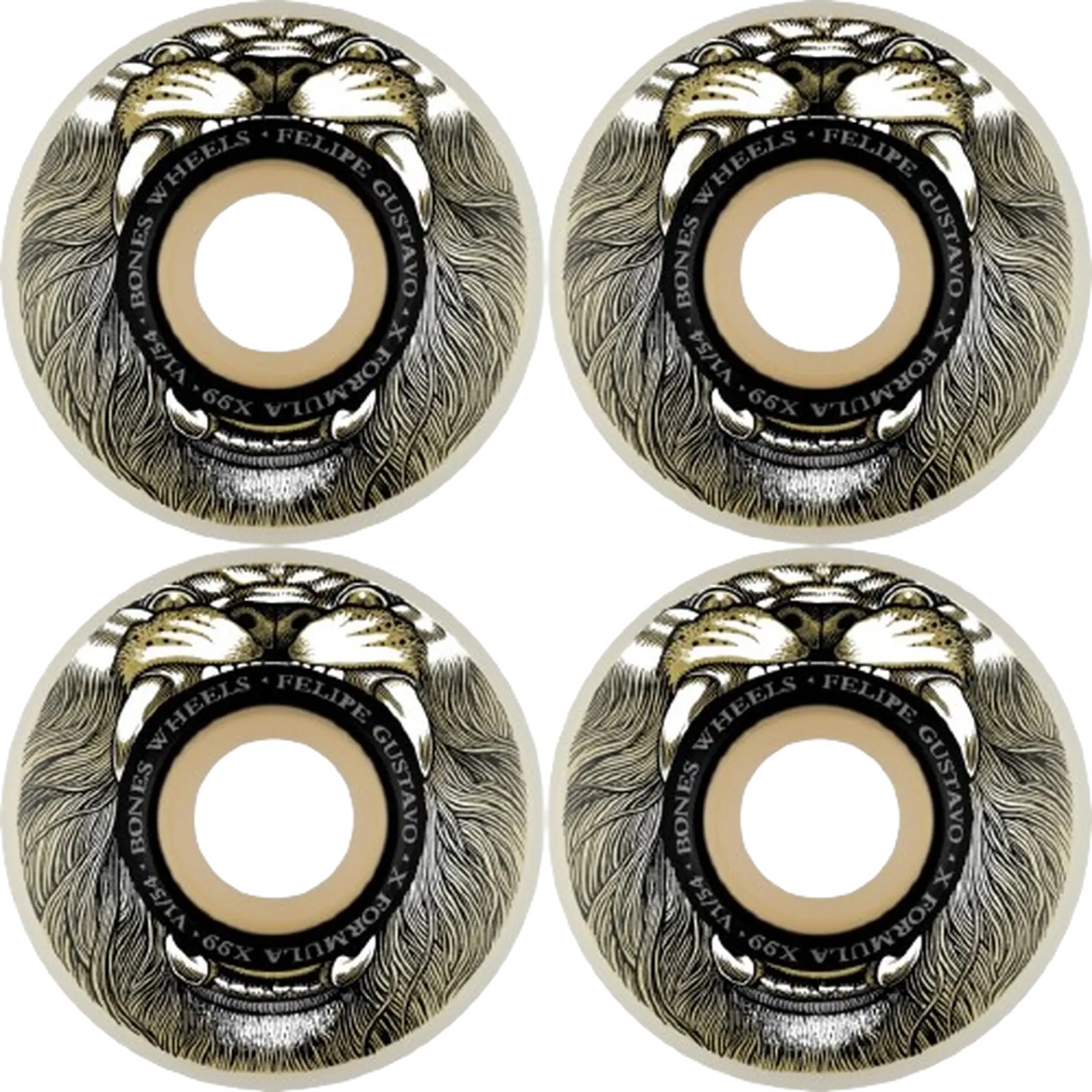 Bones Felipe Gustavo Skateboard Hjul 4-Pak | SkatePro