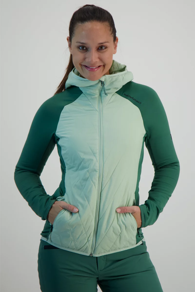 PEAK PERFORMANCE Down Hybrid Hood Damen Daunenjacke