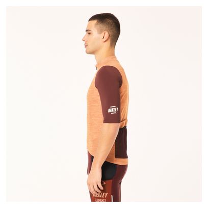 Maillot Manches Courtes Oakley Off Grid Orange/Marron