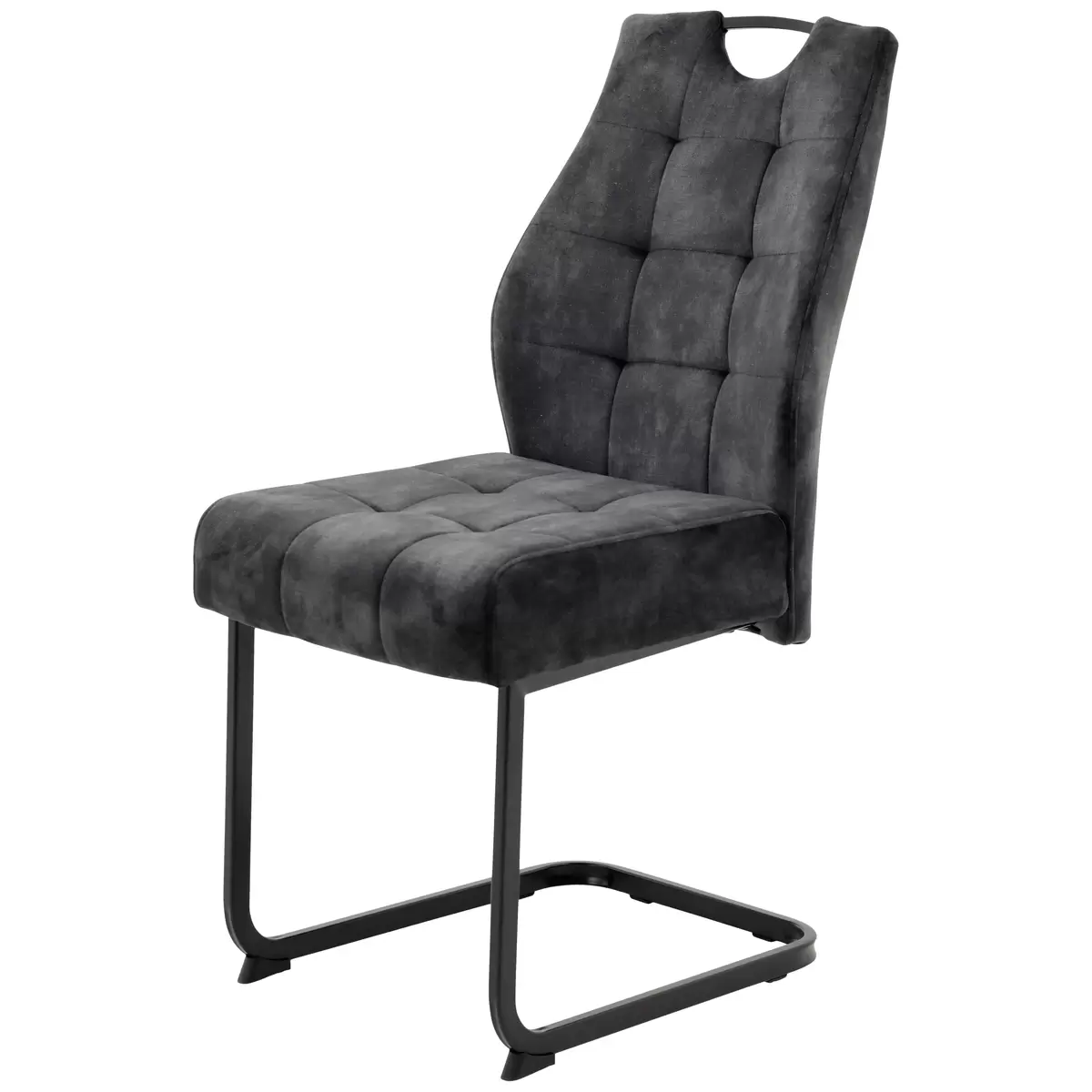Stuhl Emilia anthrazit,schwarz