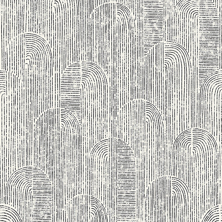 Papier peint pré-encollé vinyle intissé Easy Roll GoodHome Brya noir l.53 x H.1005 cm