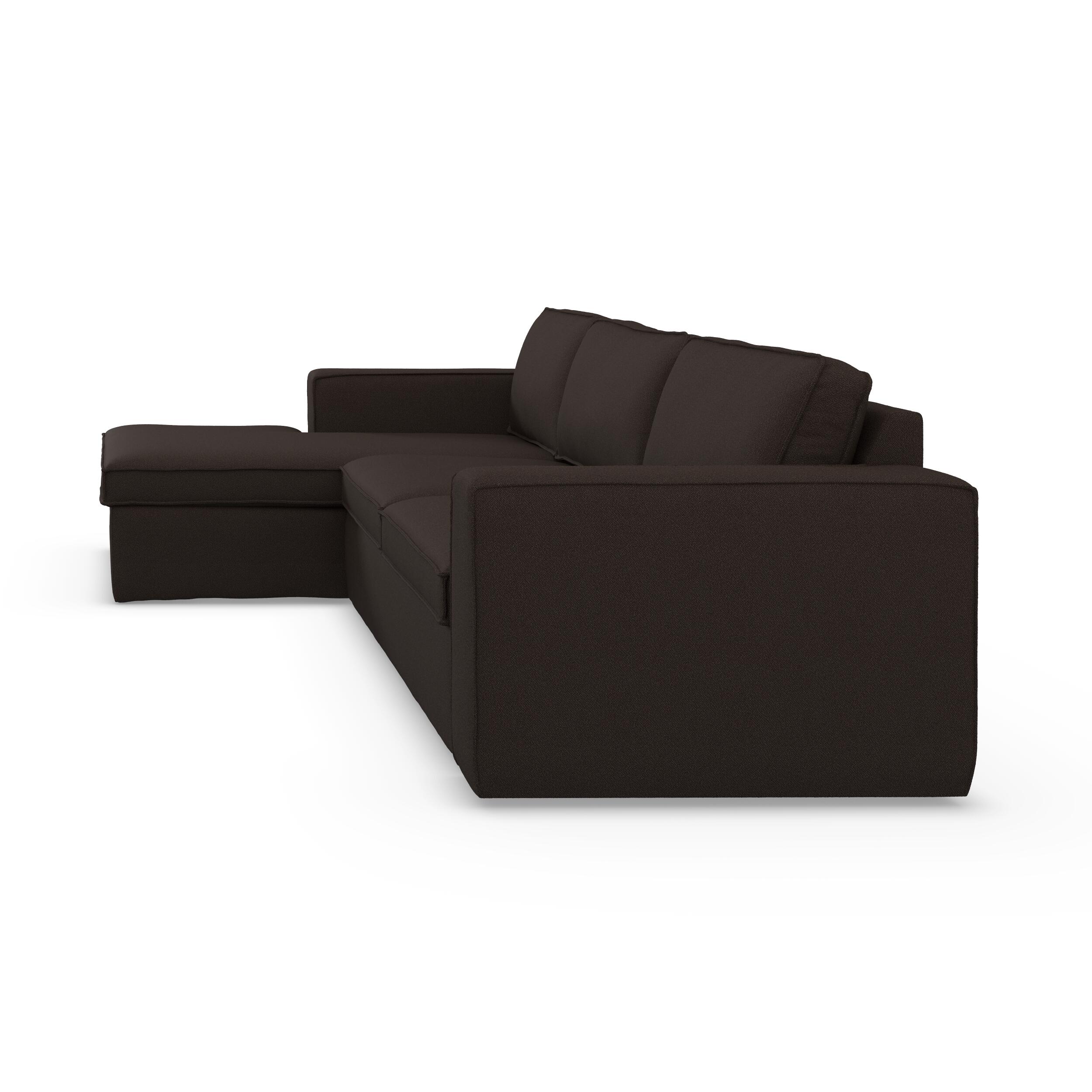 Runar venstrevendt sofa med chaiselong