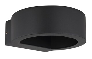 GLOBO LED Außenwandleuchte Slice I 16x5,5 cm schwarz