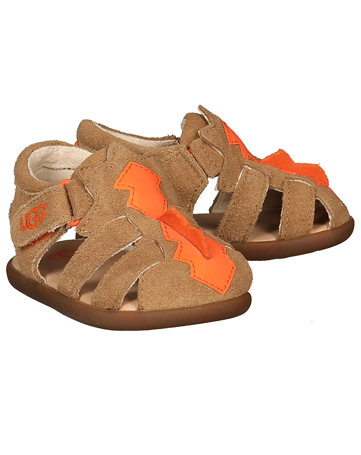 UGG® Sandalen ZARZAR mit Zehenschutz in hellbraun/orange
