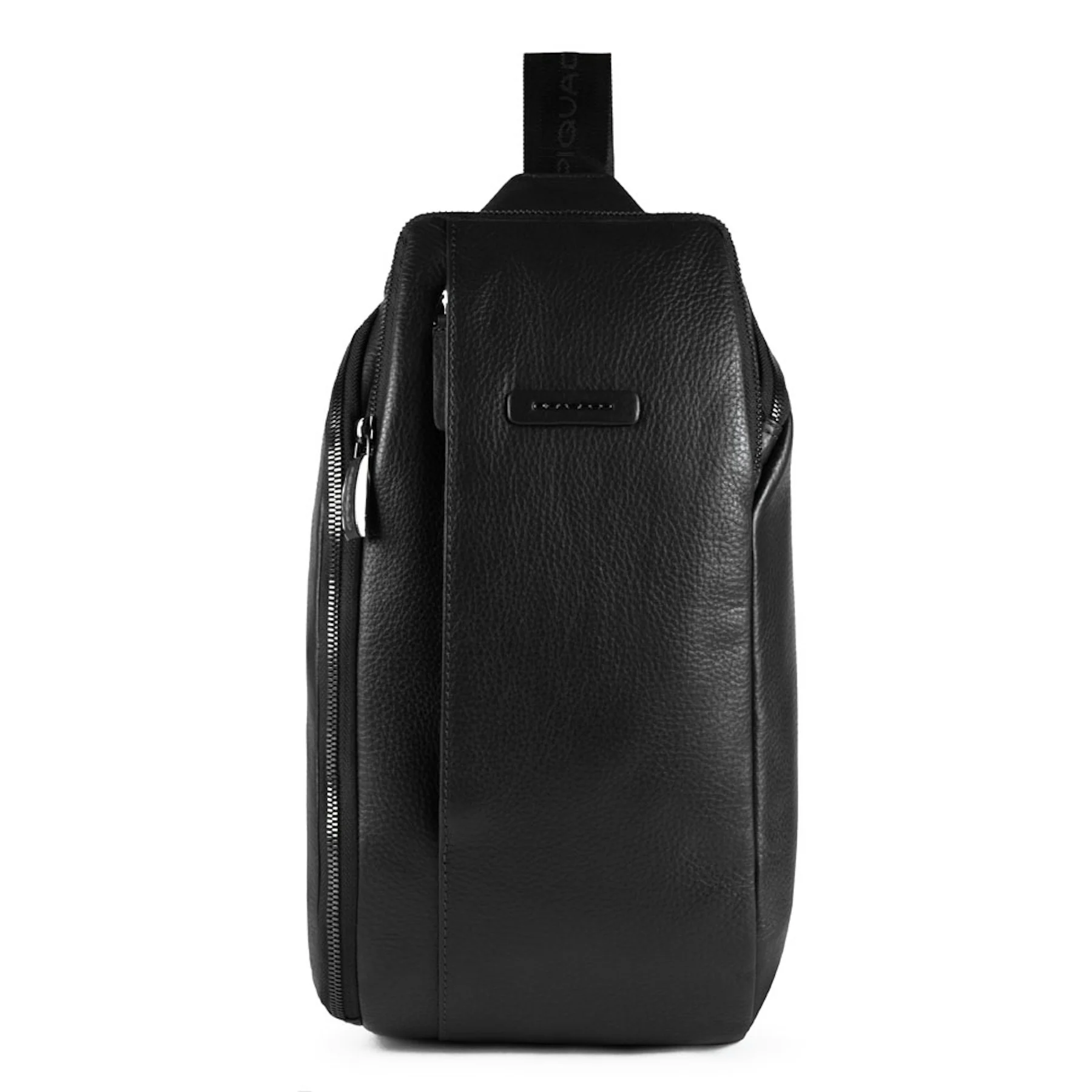 Sac bandoulière monobretelleen cuir | Noir