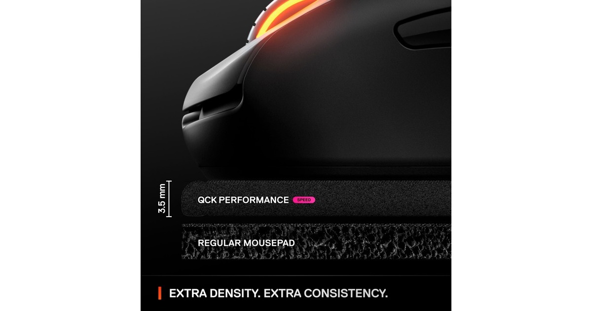 SteelSeriesQcK Performance Speed gaming muismat  (Zwart, XL)