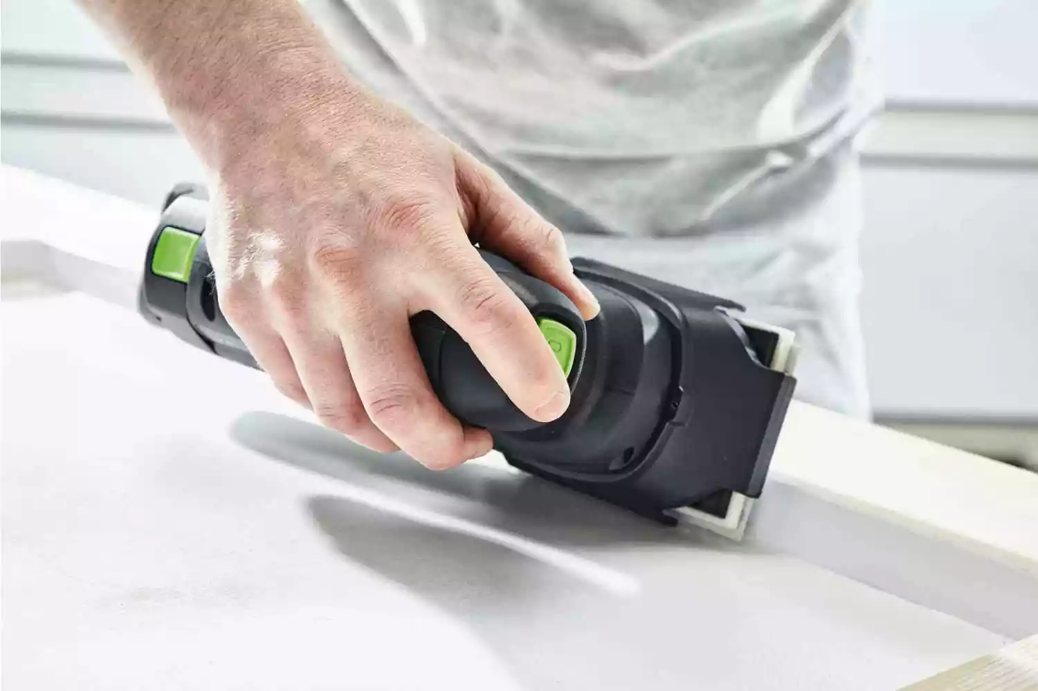 Festool RTSC 400 3,0 I-Plus 18V Li-Ion accu vlakschuurmachine set (2x 3,0Ah) in systainer - 80 x 130 mm