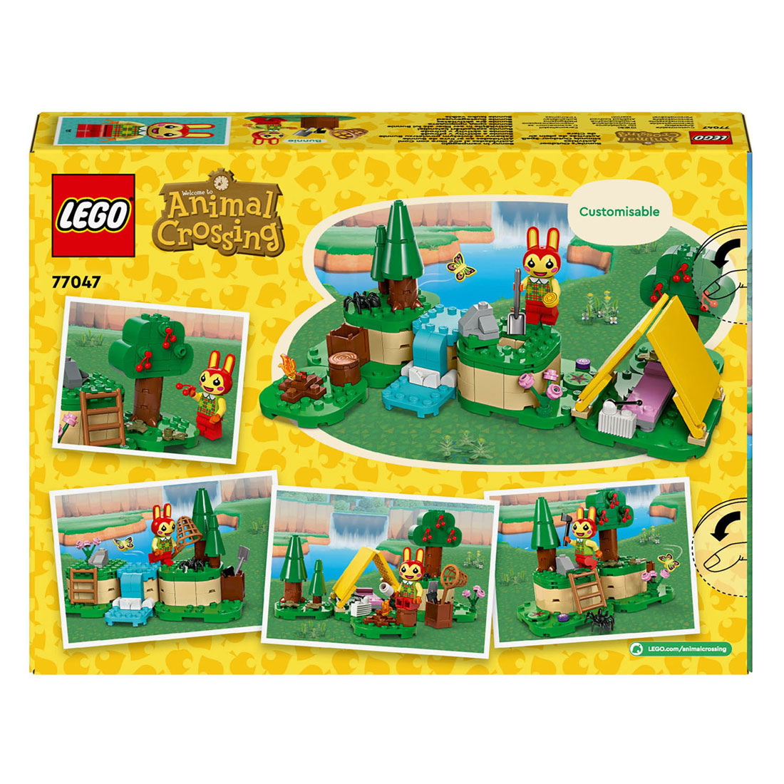 LEGO Animal Crossing 77047 Kamperen met Bunnie