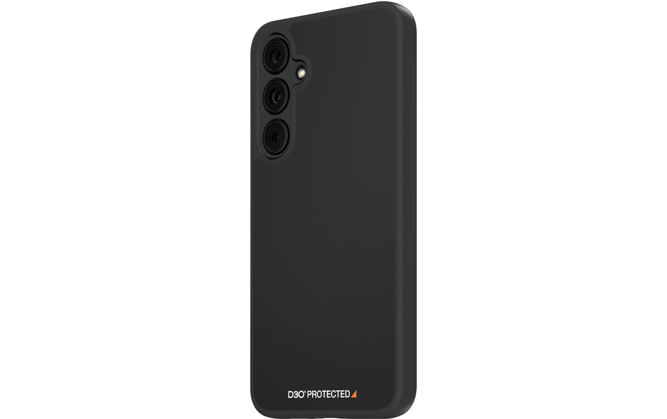 Back Cover HardCase D3O Galaxy A55 5G BlackSchutzhülle für das Samsung Galaxy A55 5G