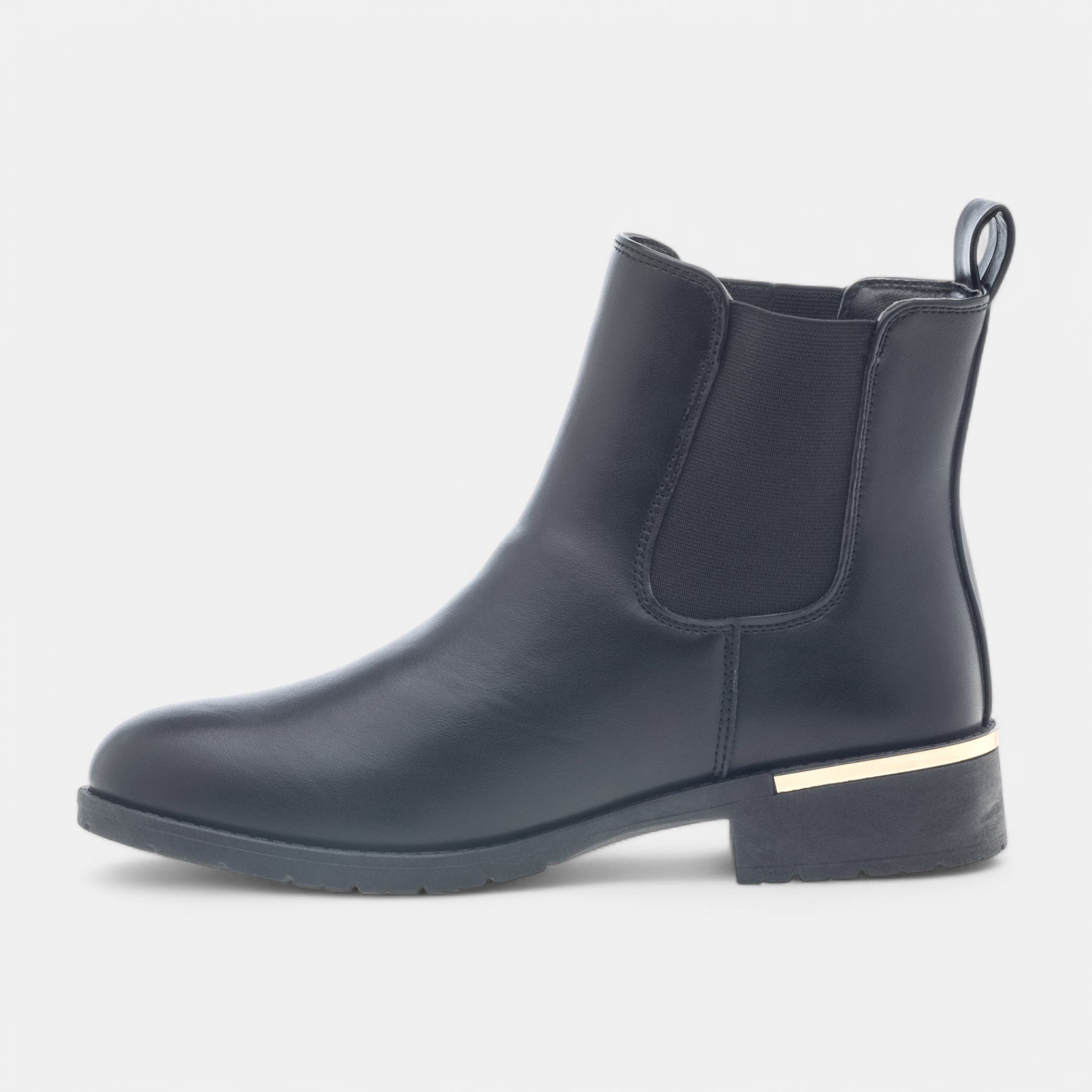 Boots chelsea Femme noir