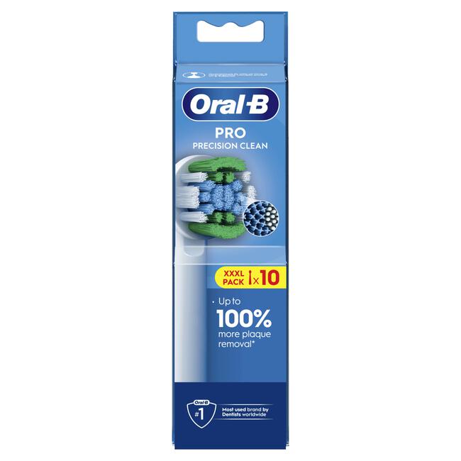 Oral-B Precision Clean Opzetborstels Wit 10 Stuks