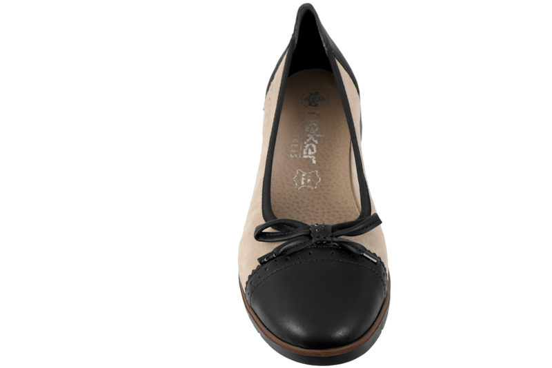 RIEKER BALLERINA I BEIGE RUSKIND
