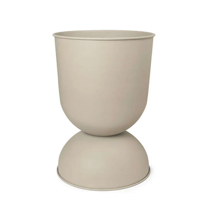 Ferm Living - Hourglass Blumentopf large, Ø 50 x H 73 cm, cashmere