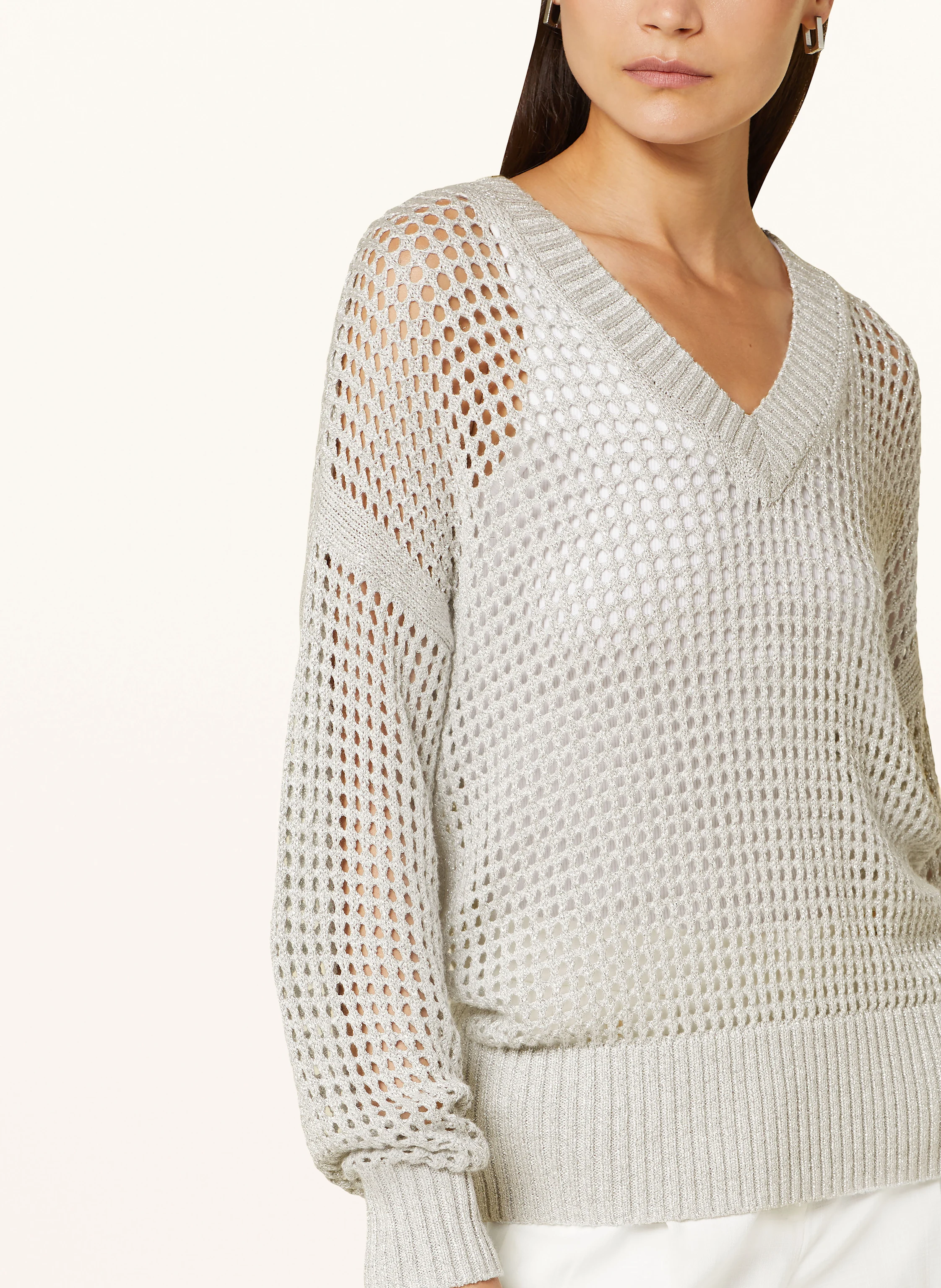 MARC AUREL Pullover mit Glitzergarn