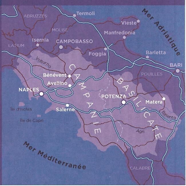 IGN - CAMPANIE BASILICATE 1 200 000