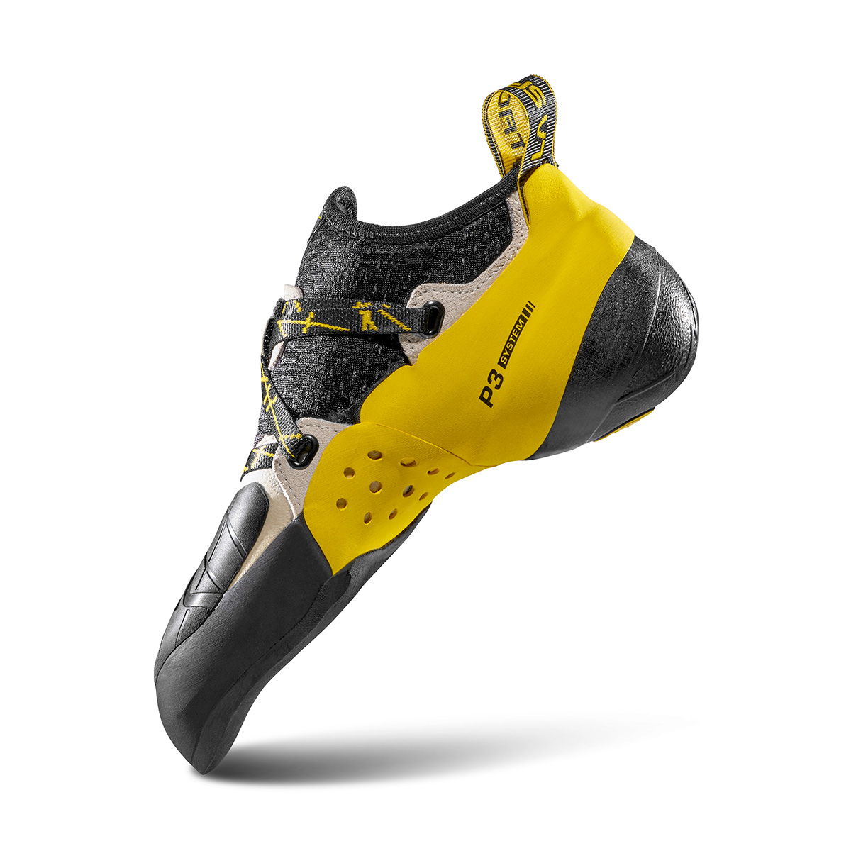 La Sportiva Solution klatresko, herre (White/Yellow) - Spejder Sport