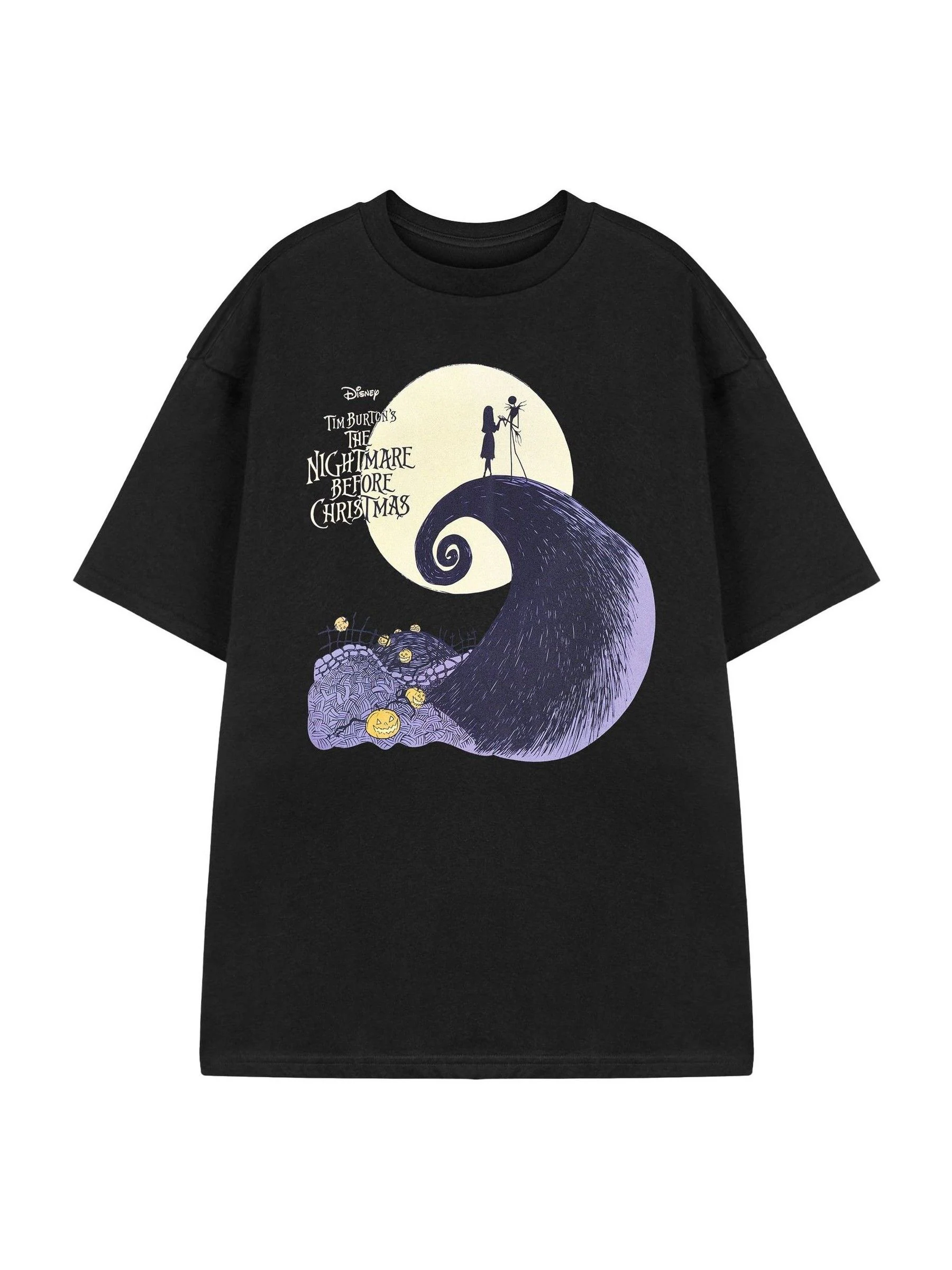 Vanilla Underground Adult Unisex Disney The Nightmare Before Christmas gelicentieerd 100% katoenen Halloween T-shirt