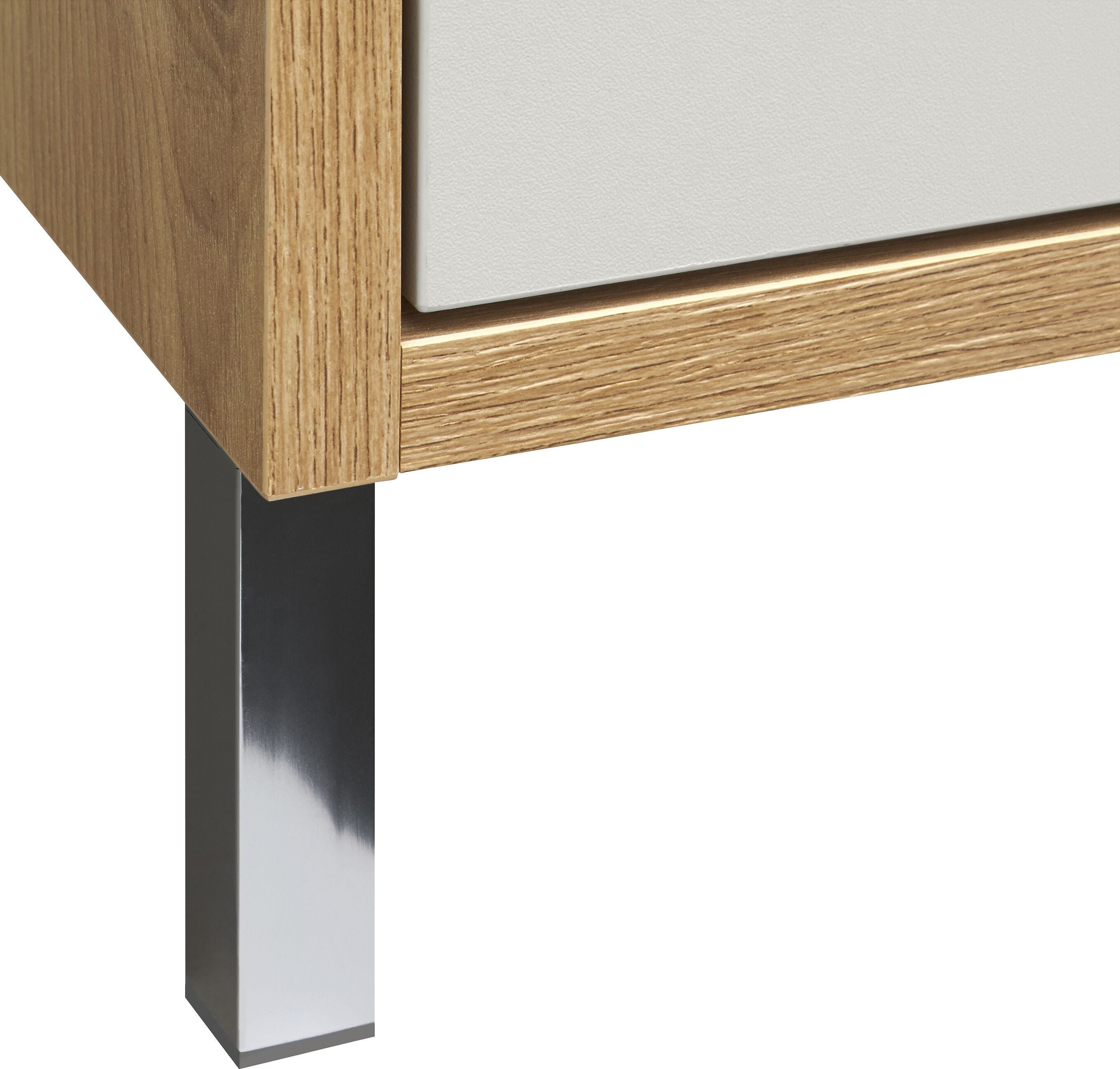 SIERRA Lavaboy - Eiche / Weiss / B: 60.0 cm x T: 35.0 cm x H: 60.0 cm