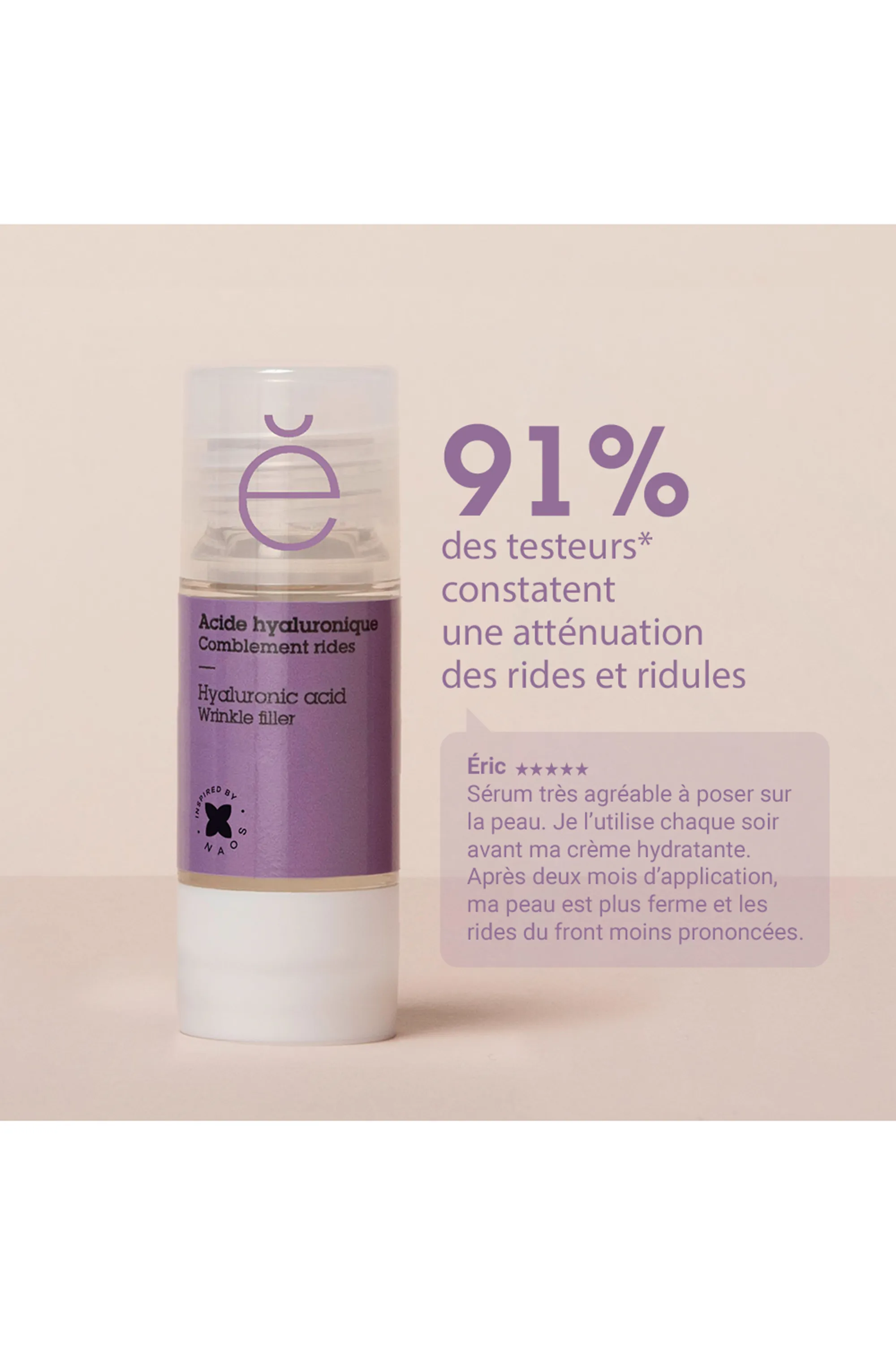 Etat Pur Actif pur Acide Hyaluronique anti-âge-15 ml