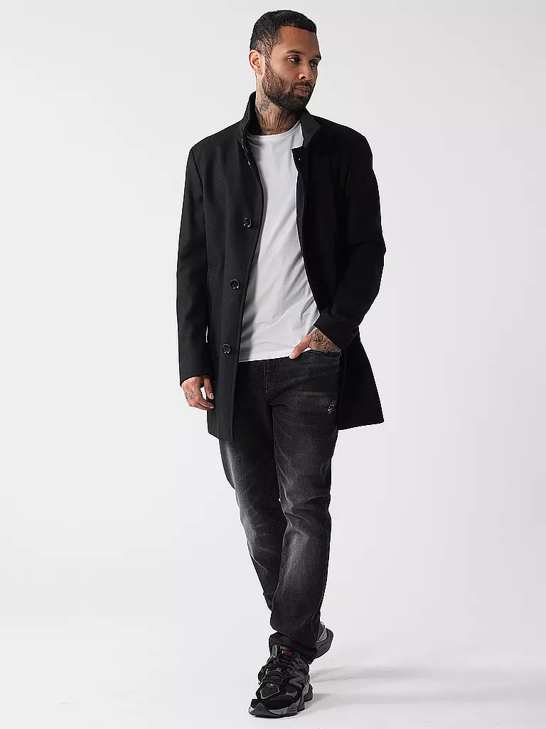 STRELLSON Mantel Regular Fit FINCHLEY 2.0 schwarz