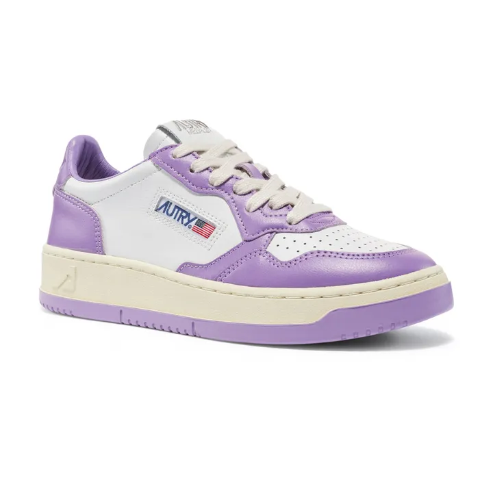 Autry Baskets Medalist Low Bicolore | Lilas