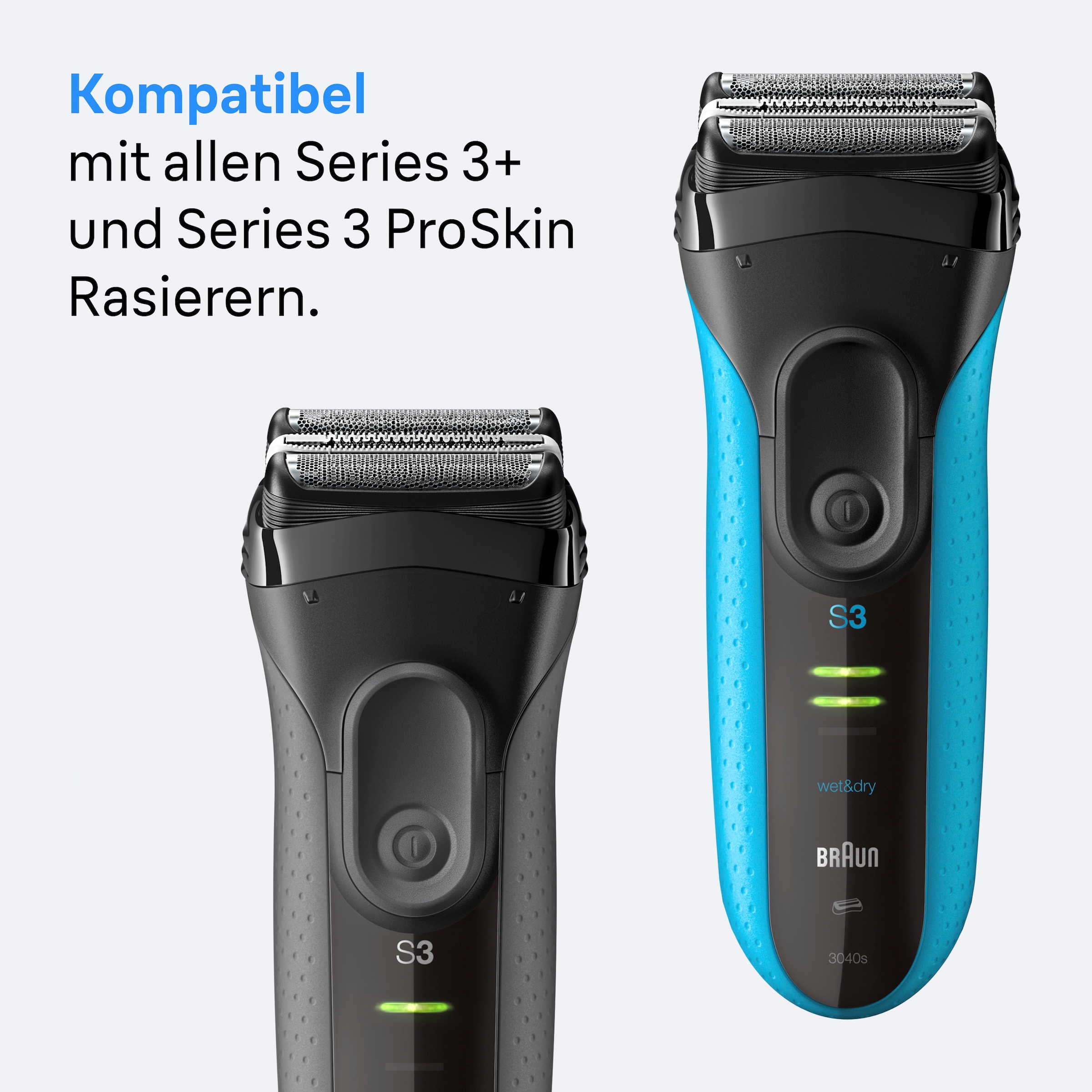 Braun Ersatzscherkopf »Series 3+ 32B« Kompatibel mit Series 3+ and Series 3 ProSkin Rasierern