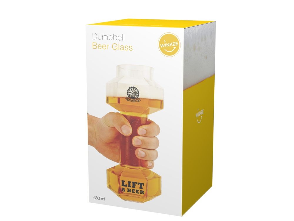 Winkee - Dumbbell Beer Glass - Glas