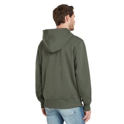 Sweatshirt zippé à capuche homme Mix Media CALVIN KLEIN