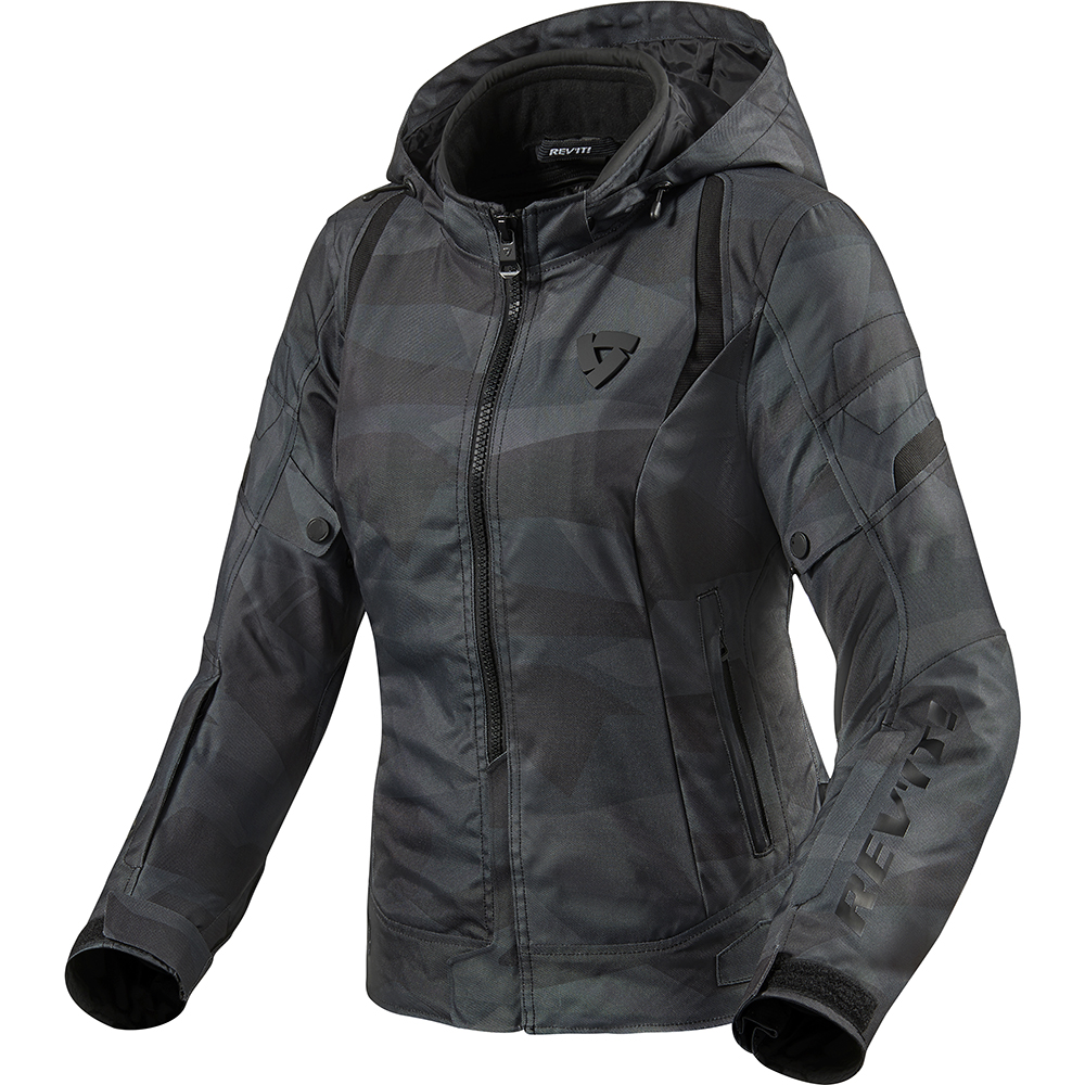 Rev'it - Blouson femme Flare 2 Ladies Camouflage Noir / Gris