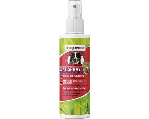 Teken- en vlooienbescherming bogaprotect Coat Spray Sprayoplossing voor honden 100 ml