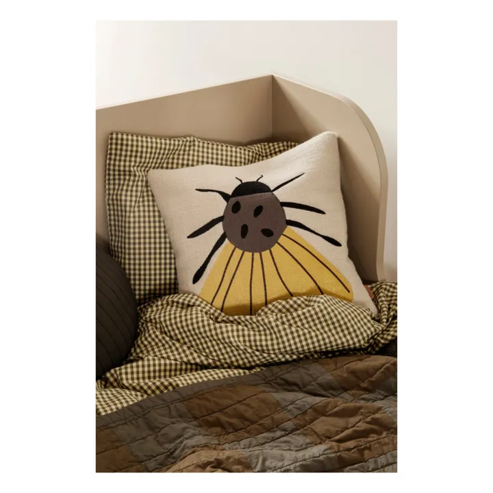 Ferm Living Kids Coussin brodé Papillon