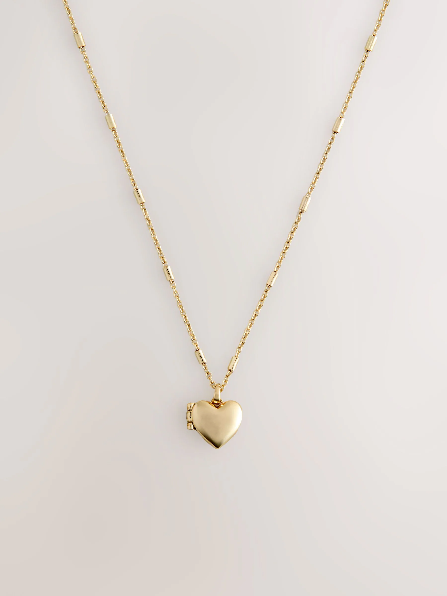 Goudkleurig - Heart Locket Necklace