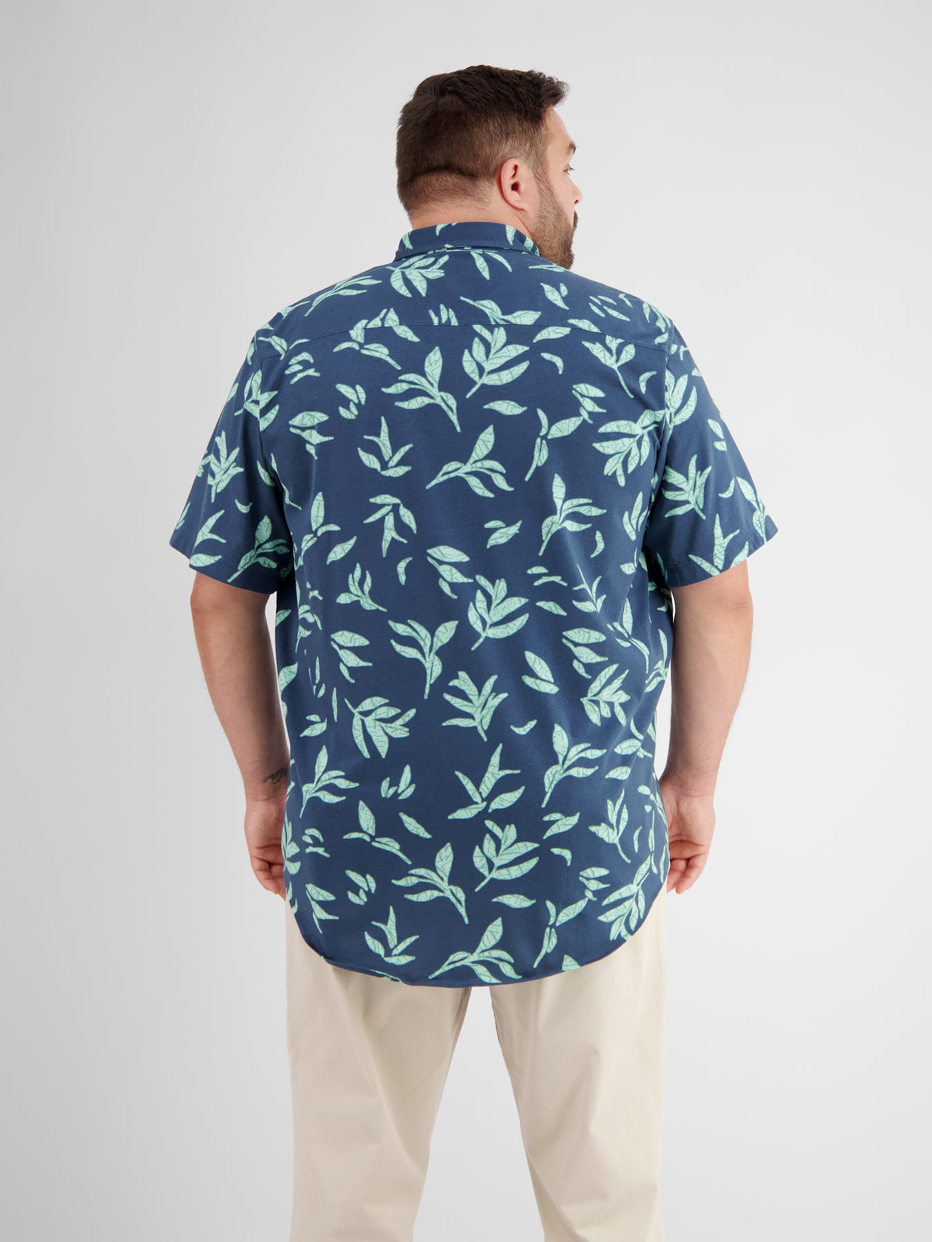 Kurzarmhemd mit floralem Print