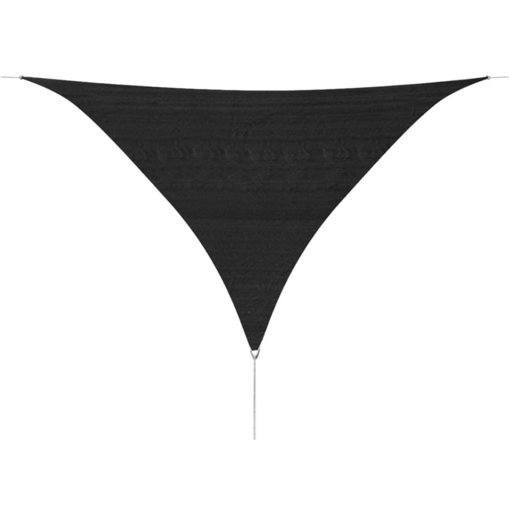 Parasol en pehd triangulaire 3,6 x 3,6 x 3,6 m anthracite
