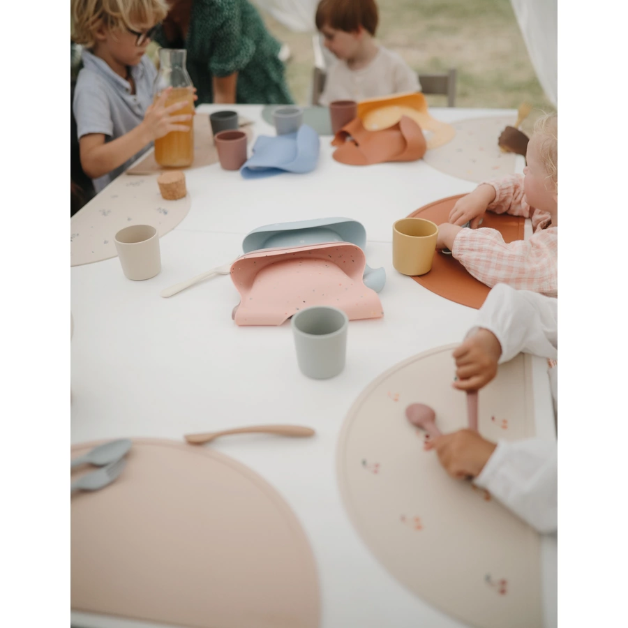 mushie Tischset Silikon Blush
