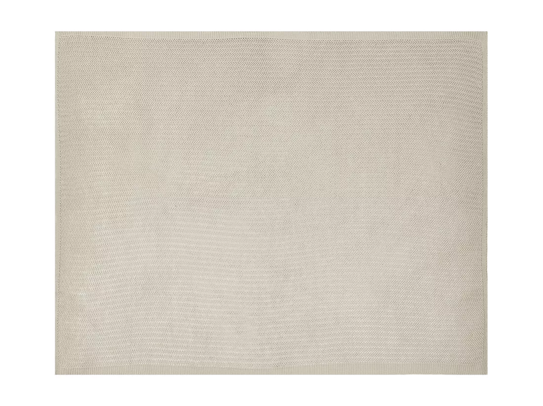 Couvre-lits ILEN Coton 150 x 200 cm Beige clair