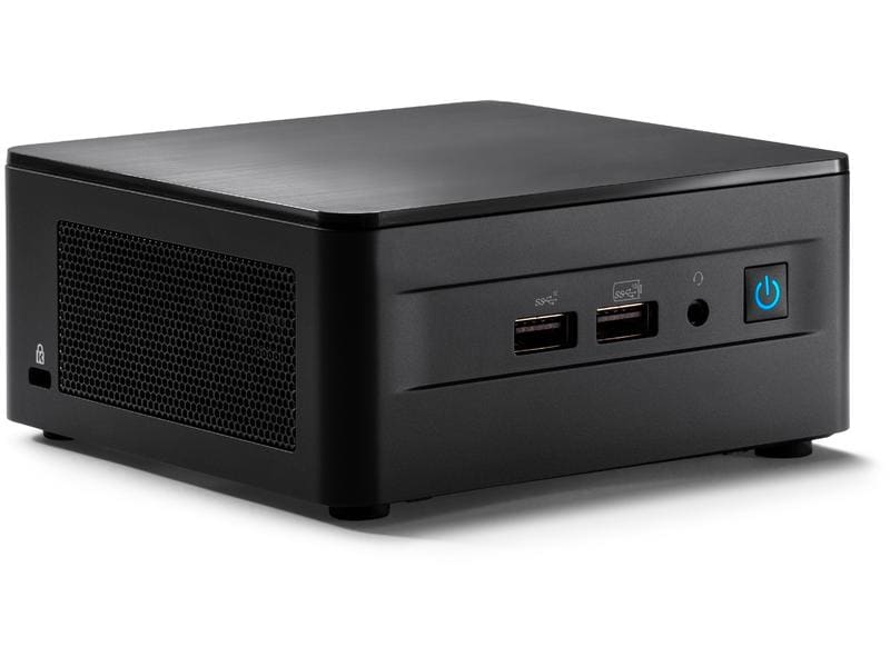 ASUS Barebone NUC 12 Pro Kit NUC12WSHi3 Tall Mini-Barebone mit WiFi 6E und Core i3-Prozessor der 12. Generation