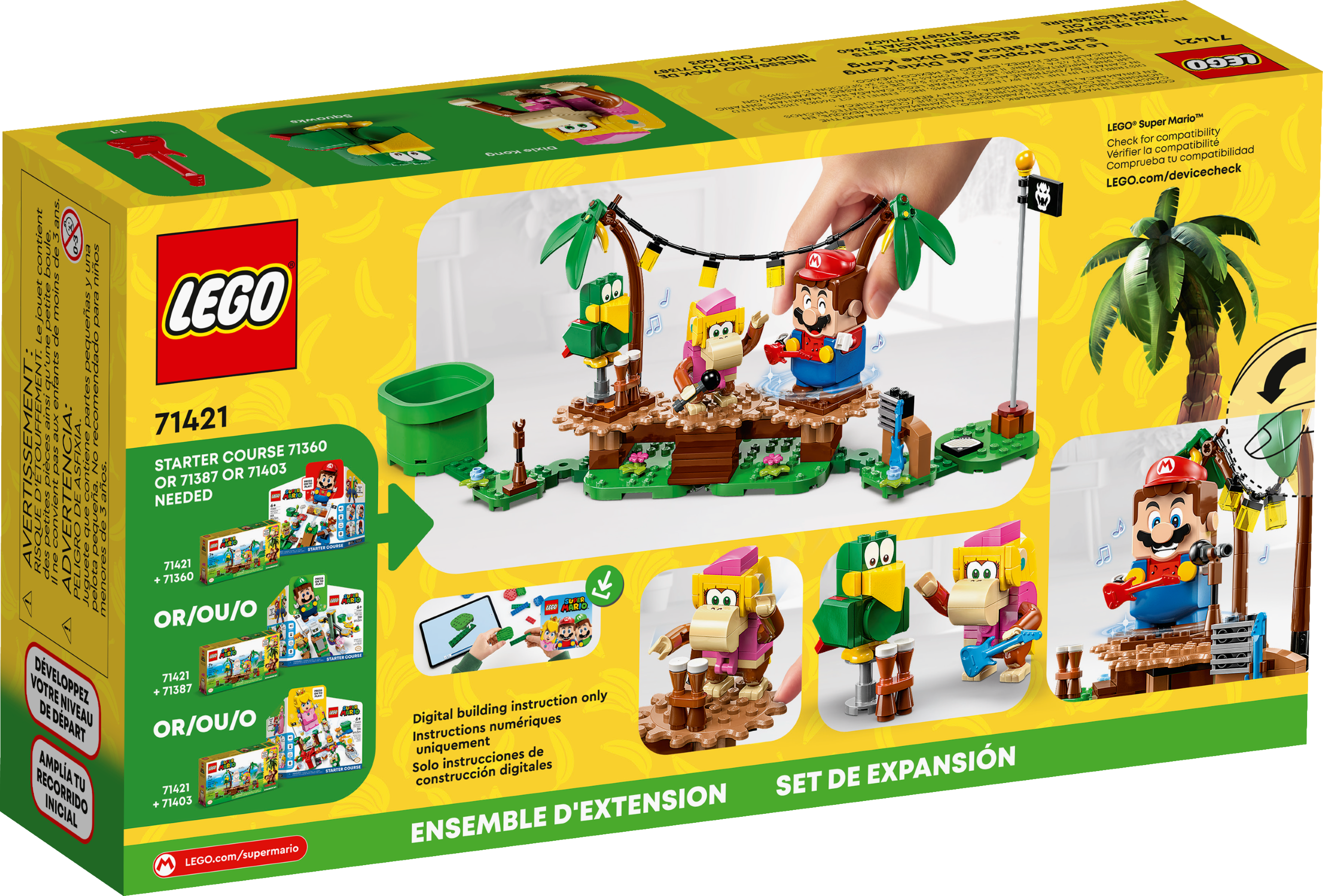 Conjunto de expansão do show Dixie Kong in the Jungle 71421
